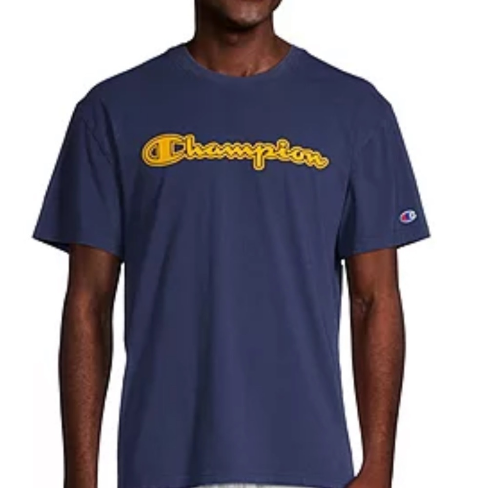 Champion Mens Crew Neck Short‎ Sleeve Graphic T-Shirt - Picture 1 of 3